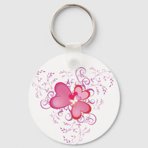 Llavero Pink Hearts