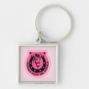 Llavero Pink Horseback Rider
