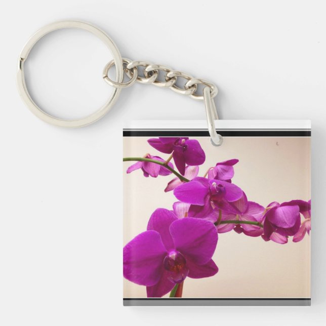Llavero Pink orchid  (Frente)