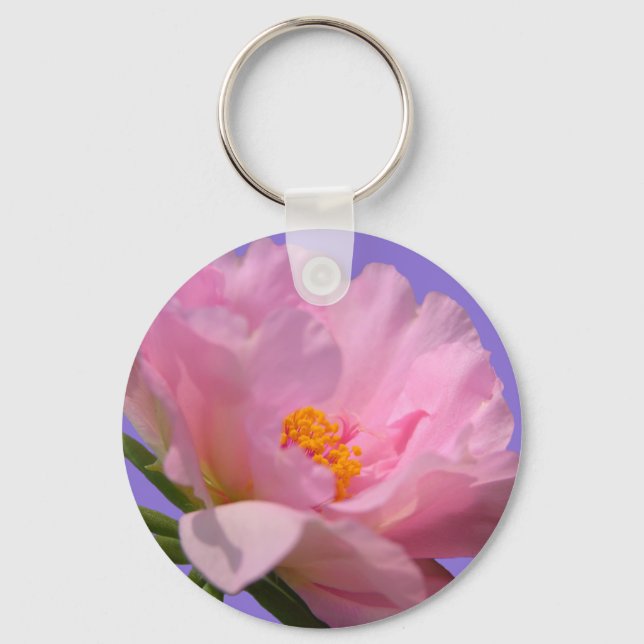 Llavero Pink Peony Keychain (Anverso)