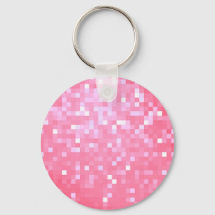 Llavero Pink Pixel Sparkle
