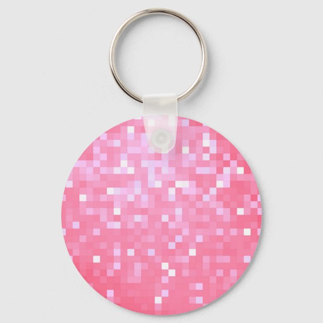 Llavero Pink Pixel Sparkle (Anverso)