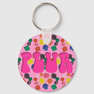 Llavero Pink PLUR Rave Kandi