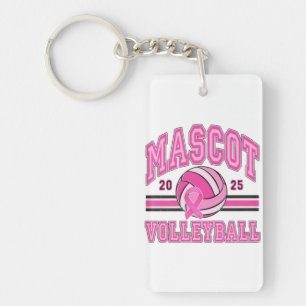 Llavero 🏐 💖 Pink Power Voleibol 🎗️