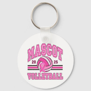 Llavero 🏐 💖 Pink Power Voleibol 🎗️