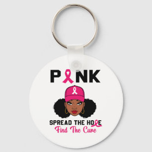 Llavero Pink Spread La Esperanza Encuentra La Cura Del Cán