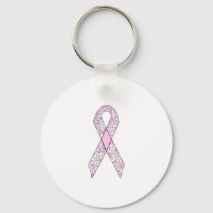 Llavero Pink Stone Ribbon