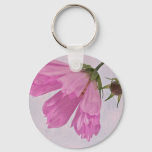 Llavero Pink Textured Cosmo Flower
