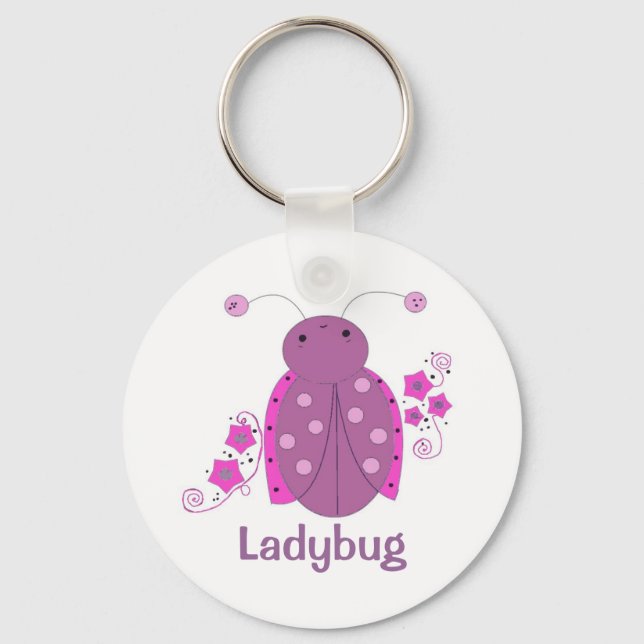 Llavero Pink y Purple Ladybug (Anverso)