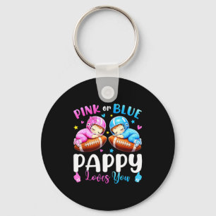 Llavero Pinky azul papá te ama bebé revelación de género f