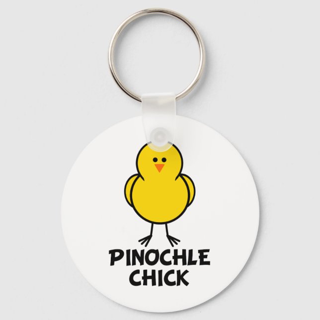 Llavero Pinochle Chick (Anverso)