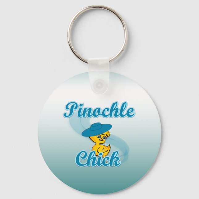 Llavero Pinochle Chick (Anverso)