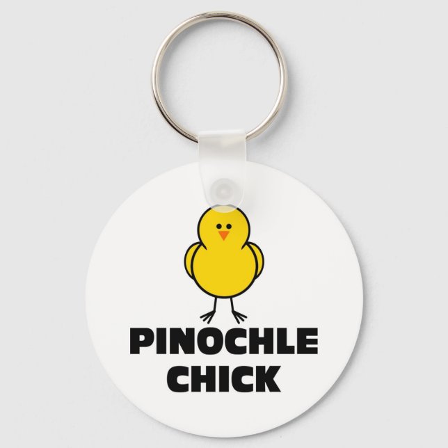 Llavero Pinochle Chick (Anverso)