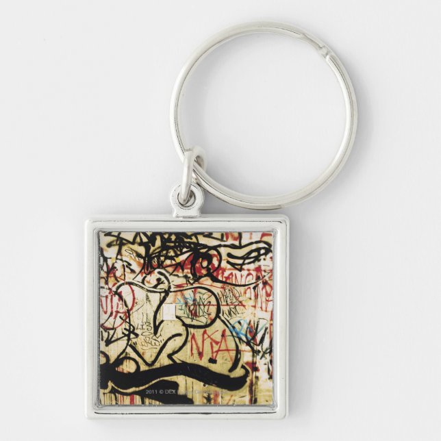 Llavero Pintada en una pared (Frente)