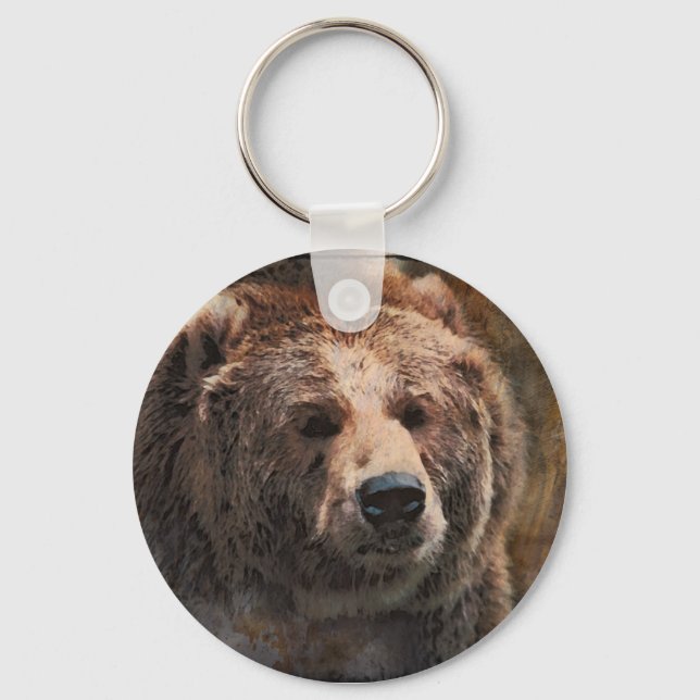 Llavero PintadoGrizzly (Anverso)