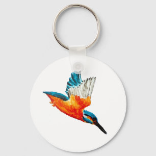 Llavero Pintando pájaros Kingfisher volador
