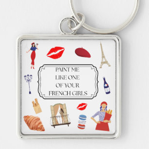 Llavero Pintarme como uno de tus Chicas franceses - estéti