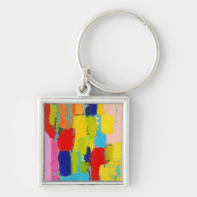 Llavero Pintura abstracta fantástica de Kris Taylor (Frente)