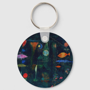 Llavero Pintura abstracta magia de peces de Paul Klee Arte