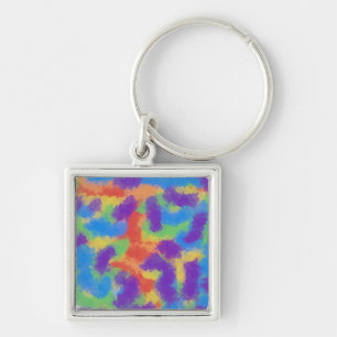 Llavero pintura acuarela unicornio mágica