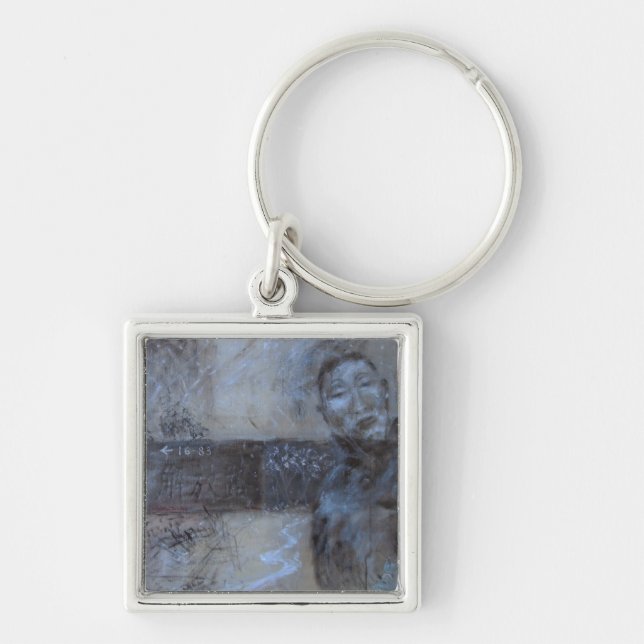 Llavero - pintura al óleo "camino de la liberación (Frente)