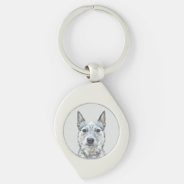 Llavero Pintura australiana de perro de ganado bovino - Ar (Anverso)