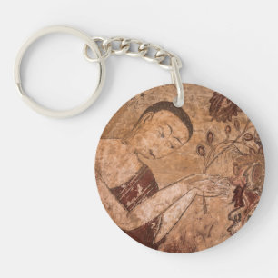 Llavero Pintura budista antigua