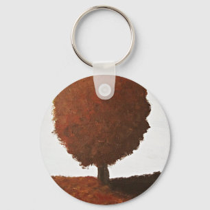 Llavero Pintura de árbol de otoño