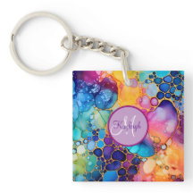 Pintura de fluidos en el arte de la tinta del alco