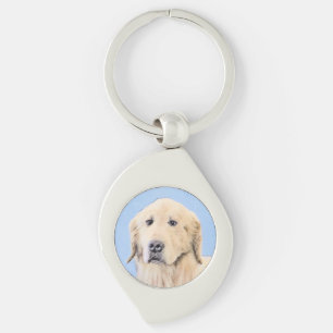 Llavero Pintura de Golden Retriever - Cute original Dog Ar