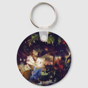 Llavero Pintura de hadas mágica de la fantasía: La