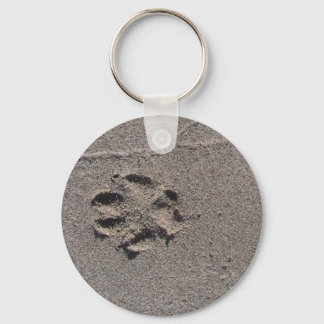 Llavero Pintura de impresiones en arena