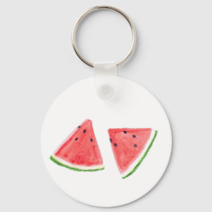 Llavero Pintura de la fruta de las sandías rojas