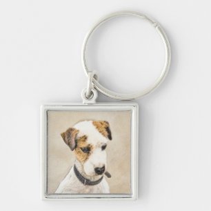 Llavero Pintura de Parson Jack Russell Terrier - Arte de P