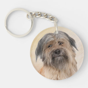 Llavero Pintura de pastor pirenaico - Arte de perro origin