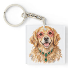 Pintura de perro Golden Retriever al acuarela | Ar
