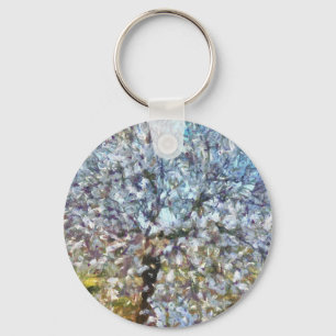 Llavero Pintura de Pointillism de primavera