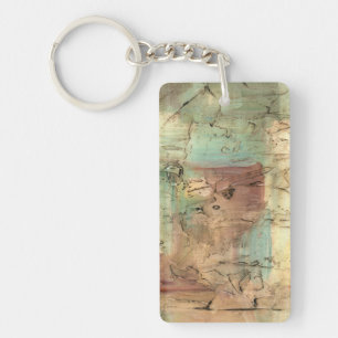 Llavero Pintura de tono de la tierra con la superficie
