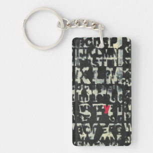 Llavero Pintura del alfabeto del normando Wyatt