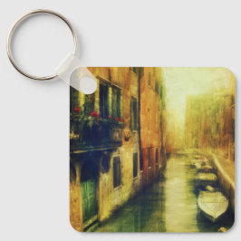 Llavero Pintura del Canal de Venecia Balcony