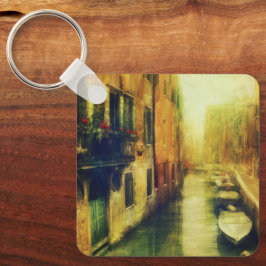 Llavero Pintura del Canal de Venecia Balcony