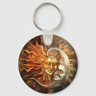 Llavero Pintura: Lunar ama el sol