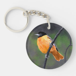 Llavero Pintura Oriole - Arte original de aves