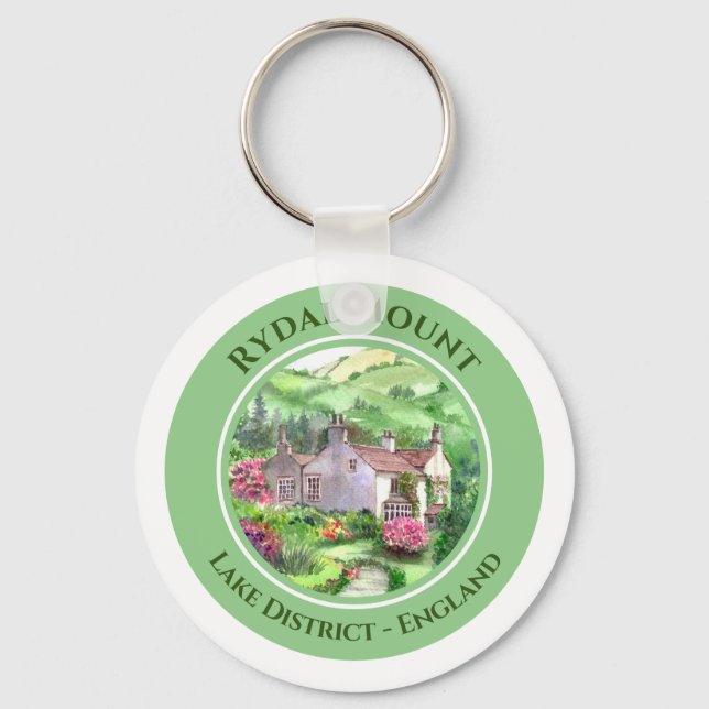 Llavero Pintura residencial Rydal Mount William Wordsworth (Anverso)