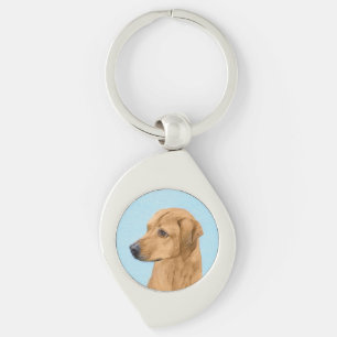 Llavero Pintura Ridgeback Rhodesiana - Arte Perro Original