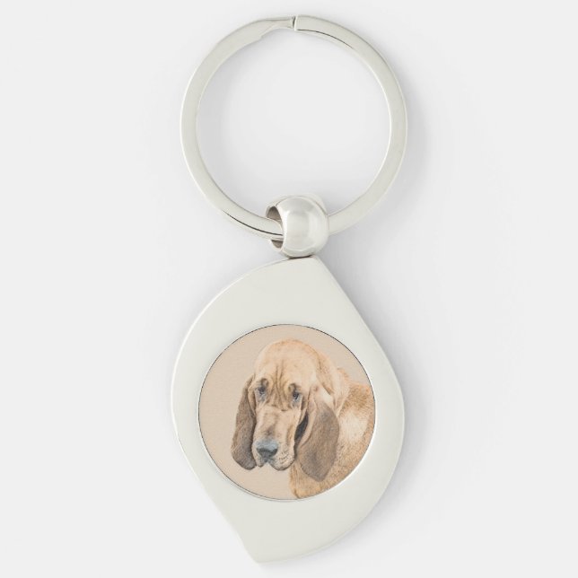 Llavero Pintura Sangrienta - Arte Perro Original. (Anverso)