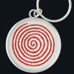 Llavero PINWHEEL MOSAIC Premium Round Keychain<br><div class="desc">El diseño de esta cadena de llaves redondeada PINWHEEL MOSAIC premium fue pintado a mano con acuarelas para que pareciera mosaico de piedra. * En la categoría de ARTE MOSAICO de mi tienda hay disponibles otras cadenas de claves y productos correspondientes. ** Si quieres transferir este diseño a otro tipo...</div>