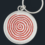 Llavero PINWHEEL MOSAIC Premium Round Keychain<br><div class="desc">El diseño de esta cadena de llaves redondeada PINWHEEL MOSAIC premium fue pintado a mano con acuarelas para que pareciera mosaico de piedra. * En la categoría de ARTE MOSAICO de mi tienda hay disponibles otras cadenas de claves y productos correspondientes. ** Si quieres transferir este diseño a otro tipo...</div>