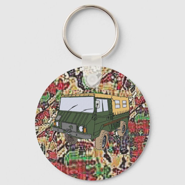 Llavero Pinzgauer 710M Cadena de llave de camión militar (Anverso)