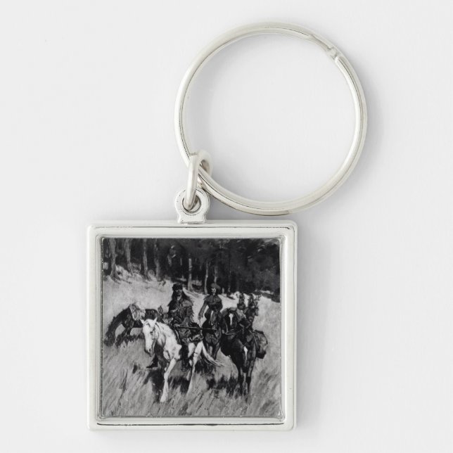 Llavero Pioneros tempranos en el Ridge azul (Frente)